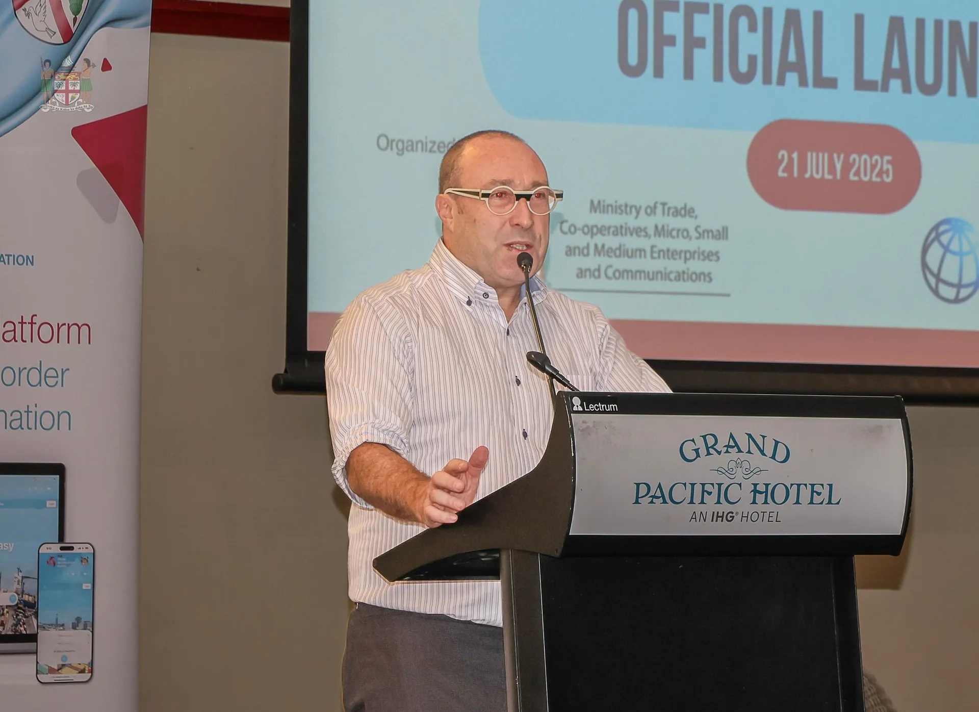 Australian High Commissioner Peter Roberts.