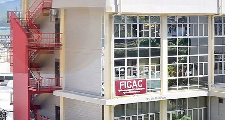 A photograph of the The Fiji Independent Commission Against Corruption building in Suva.