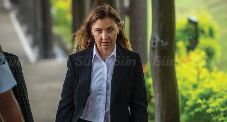 A photograph of Janet Mason in Suva recently.