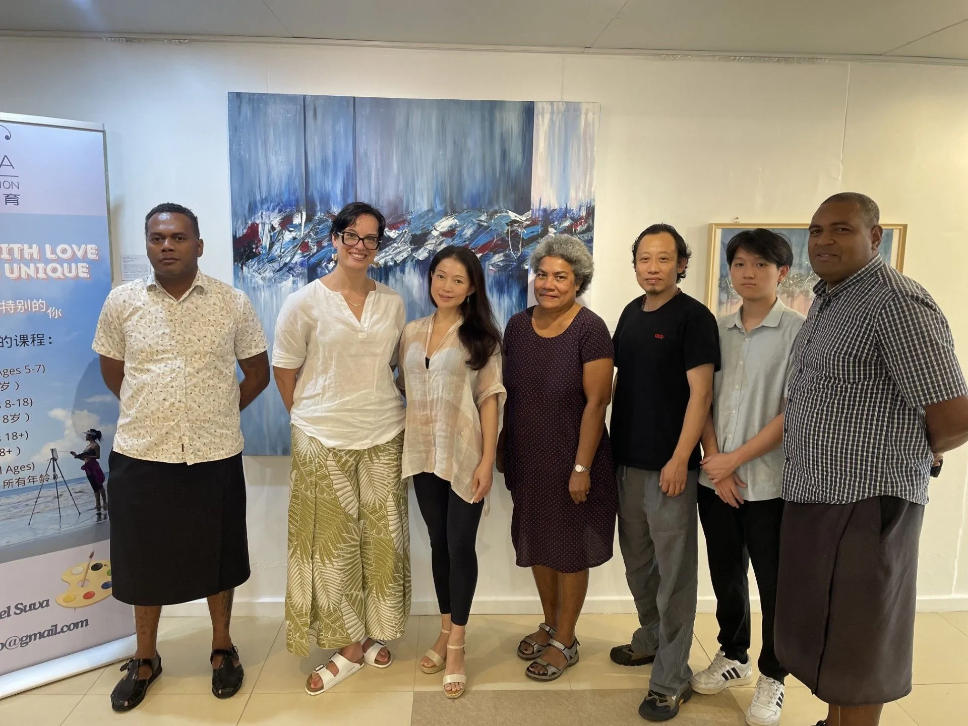 China and Fijian artists