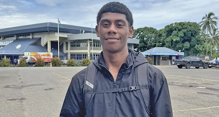 Naitasiri Secondary School sprinter Rupeni Caucaunibuca Jnr.