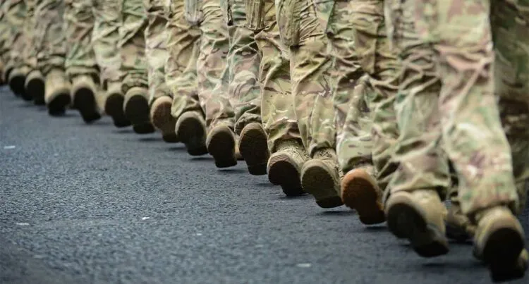 Soldier's marching 
