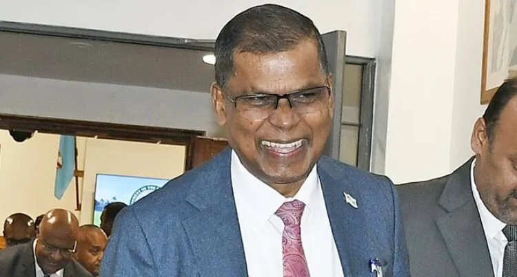 Minister for Finance Biman Prasad.