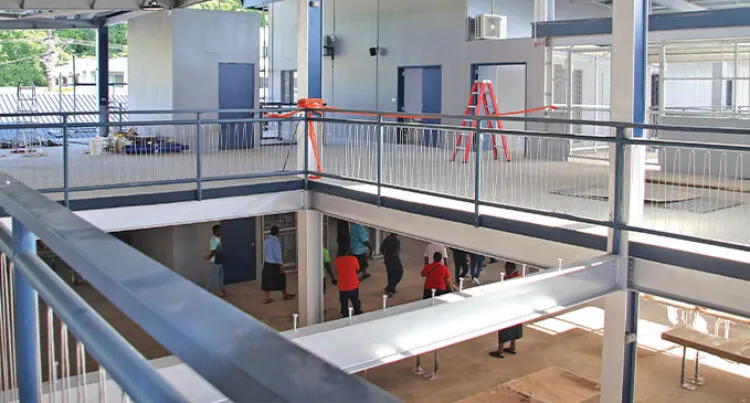 The new two-storey Savusavu Municipal Market that is expected to open next month.