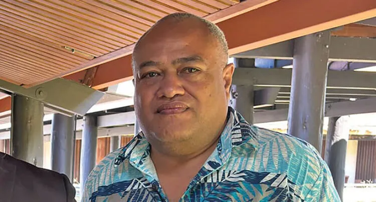 A photograph of the former Ministry of Public Enterprises, Communications, Civil Aviation and Tourism director, Ratu Manoa Malani.