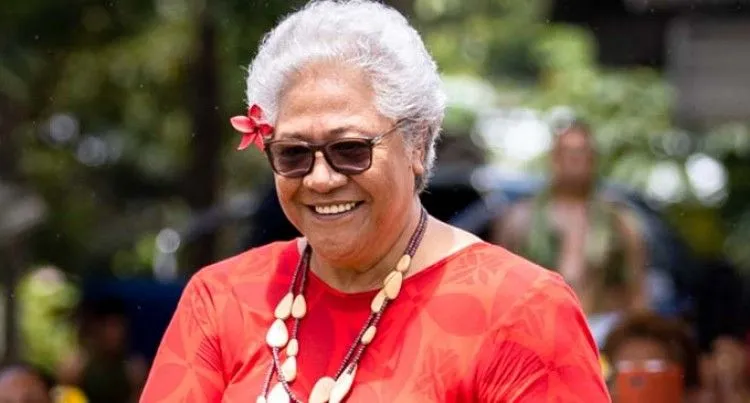 Samoan chieftess, Fiame Naomi Mata’afa. 