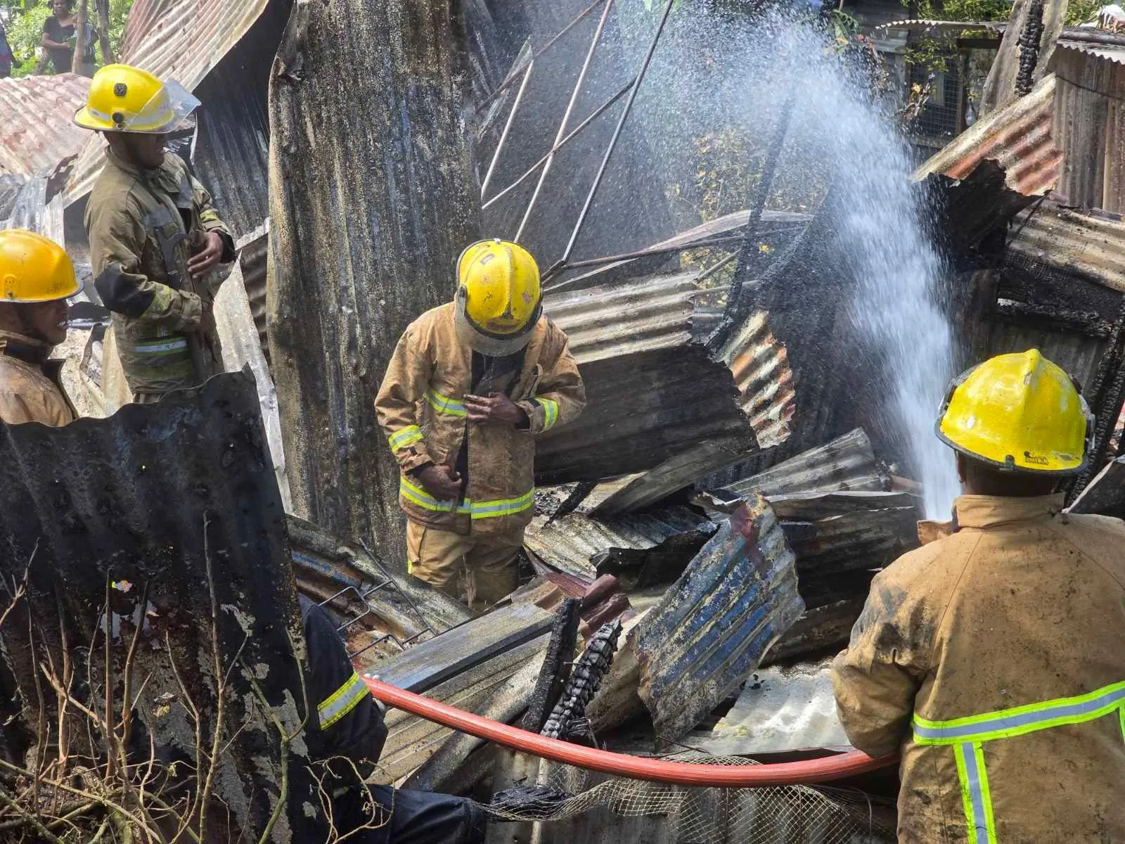 Fourteen firefighters were deployed to Secala, Nasole, this morning. 